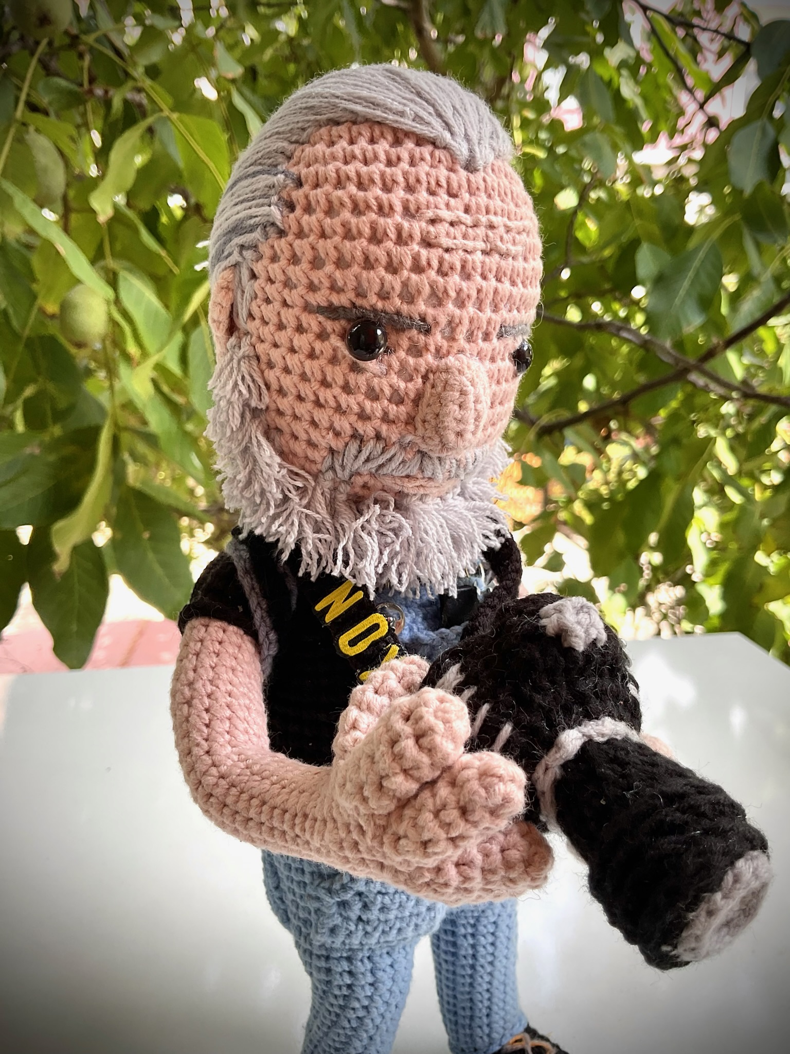 Custom personalized crochet look-alike doll