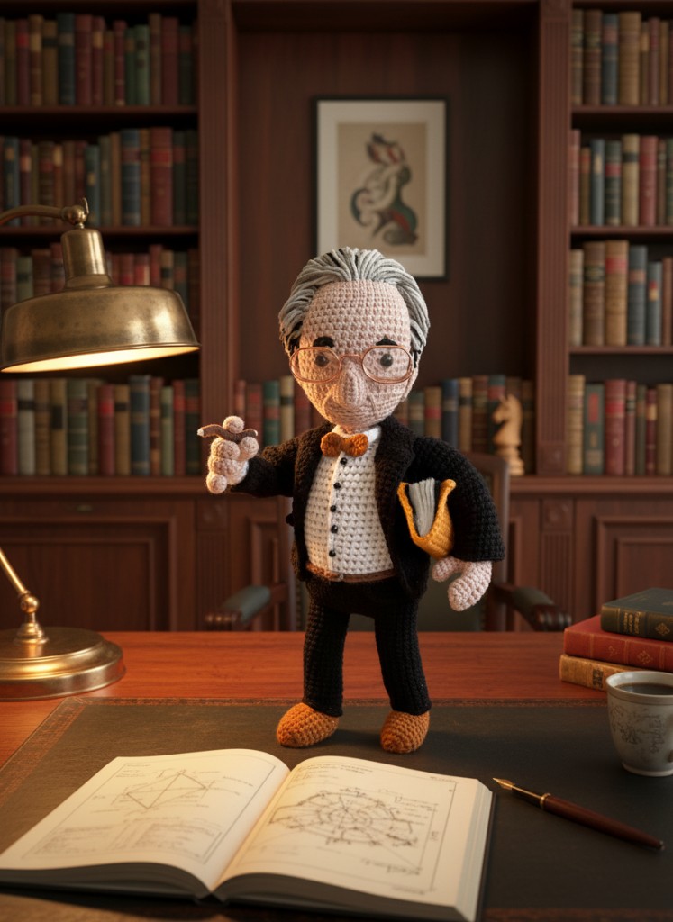 Jacques Lacan - Crochet Figure